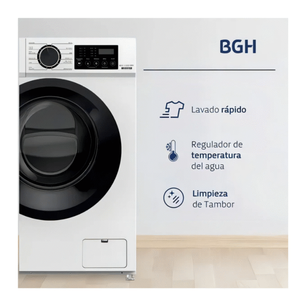 Lavarropas Bgh 6kg Inverter - Image 2