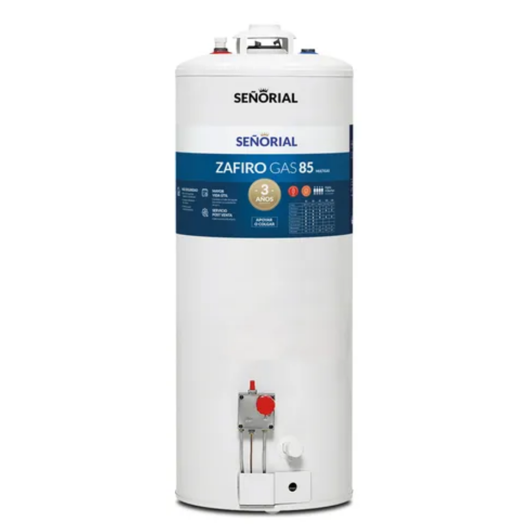 Termotanque Señorial Zafiro 85 Litros Multigas