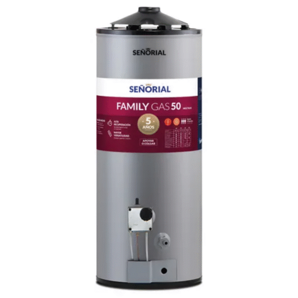 Termotanque Señorial Family 50 Litros Multigas