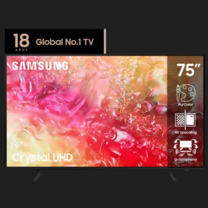 Smart TV 75" Samsung 4K UHD Crystal