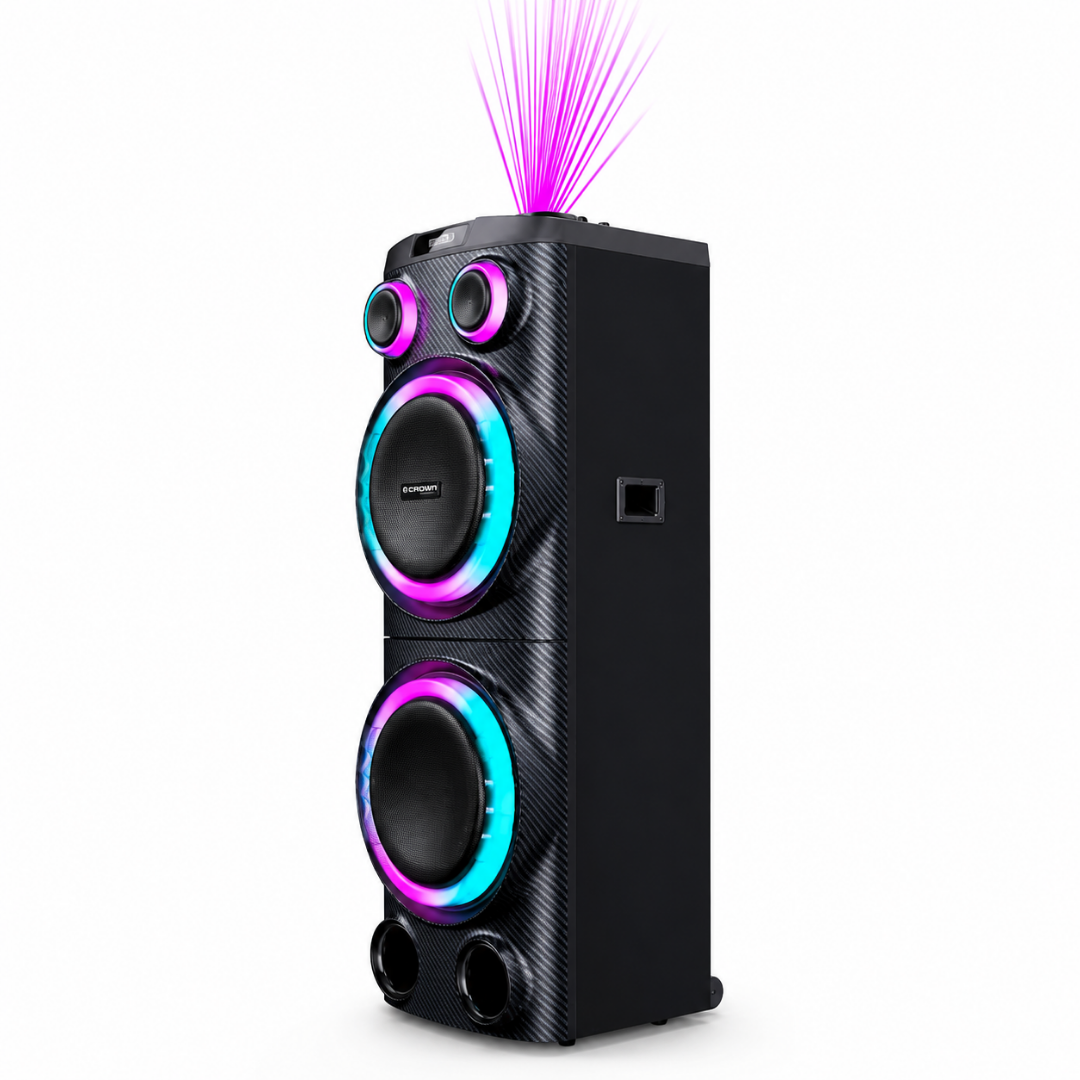 Parlante Crown Mustang Cyberbeat Potenciado